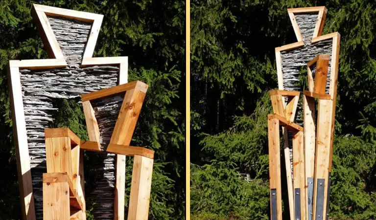 Skulpturenpfad - Die Mauer in uns
